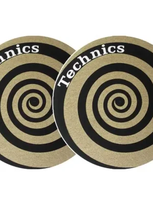2x Slipmats Technics Spiral Gold Nízká Cena