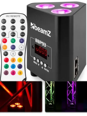 BBP93 Battery Uplight Par 3X 10W Levný