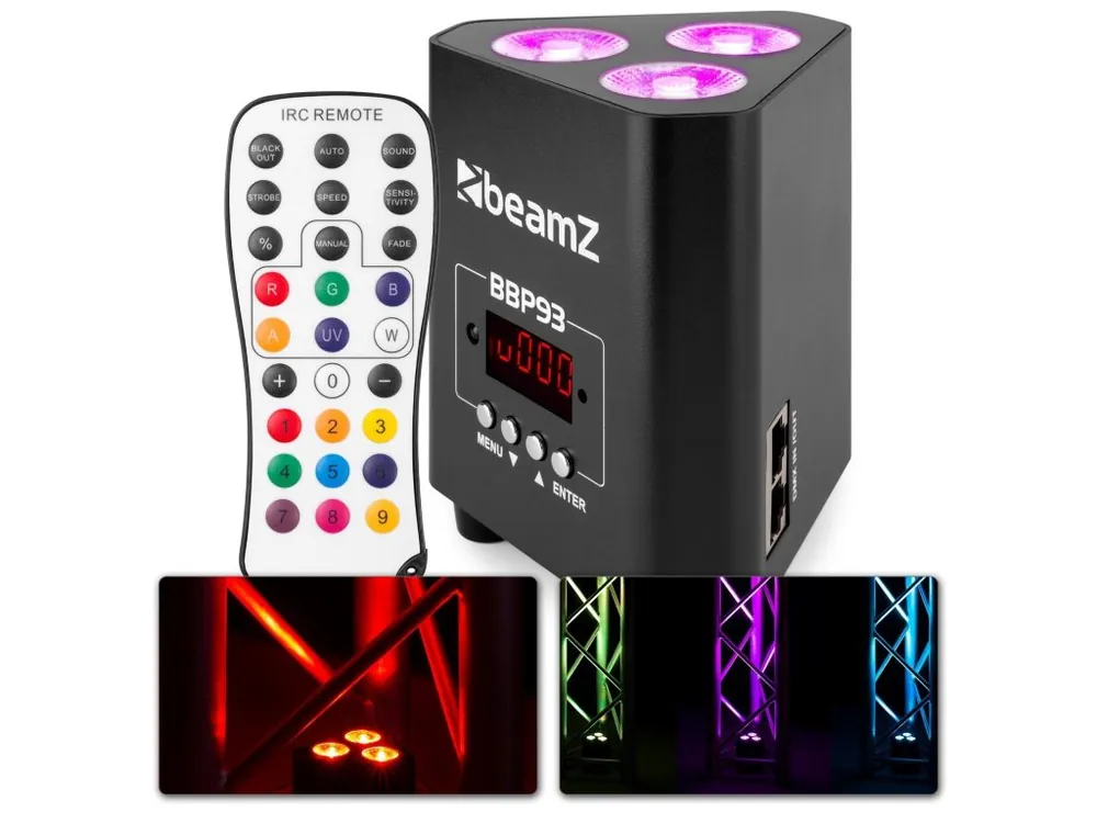BBP93 Battery Uplight Par 3X 10W Levný