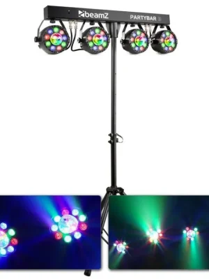 Speciální Cena PartyBAR3 světelná rampa, 4xPAR s Magic Ball
