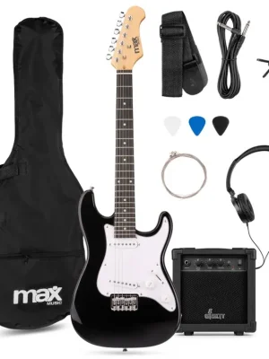 Ověřený GigKit Junior 3/4 Electric guitar pack black