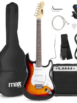 Cenová Bomba GigKit Set elektrické kytary se zesilovačem, sunburst