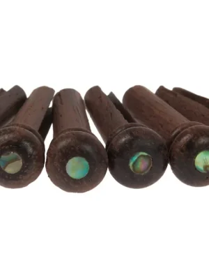 Autentický Bridge Pins Ebony & Abalone