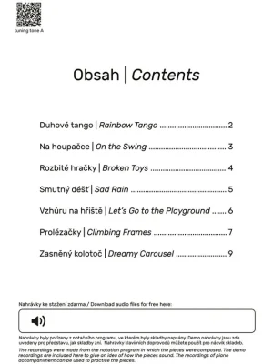 Smetáček: Na hřišti / klarinet a klavír - 7 snadných skladeb Cenový Hit