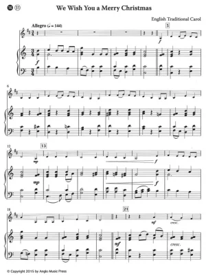 15 Easy Christmas Carols + CD / klarinet a klavír Poslední Šance