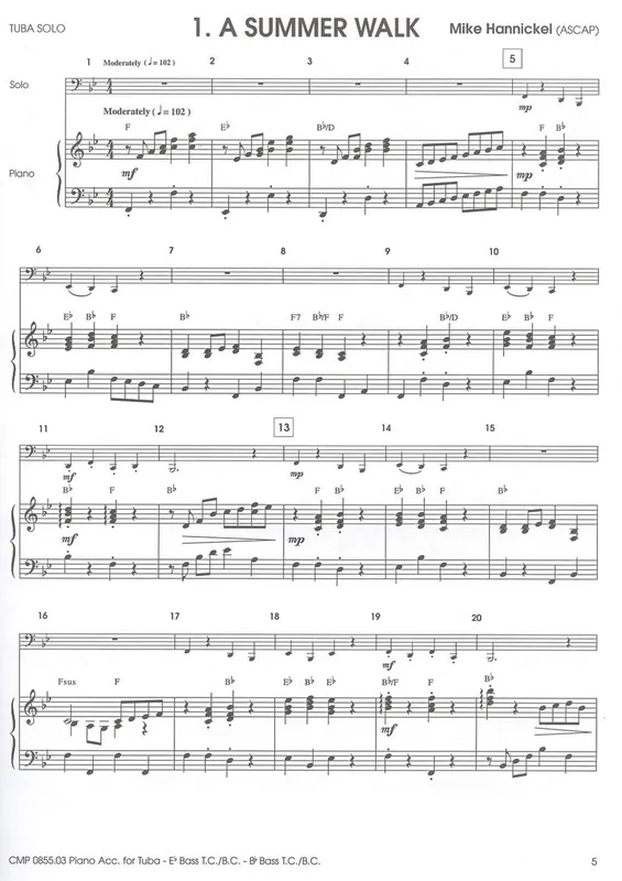 1st RECITAL SERIES / tuba - klavírní doprovod Autentický