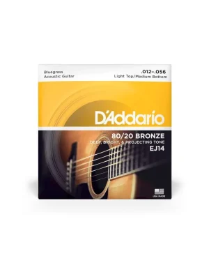 D'ADDARIO EJ14 80/20 Bronze Light Top/Medium Bottom - .012 - .056 Výhodná Nabídka