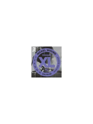 D'ADDARIO EXL115-3D Blues/Jazz Rock - .011 - .049 Expresní Doručení