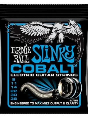 ERNIE BALL P02725 Cobalt Super Slinky - .008 - .038 Originální