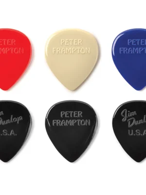 DUNLOP Peter Frampton Vintage Jazz Teardrop Pick - 6 Pack Pouze Dnes