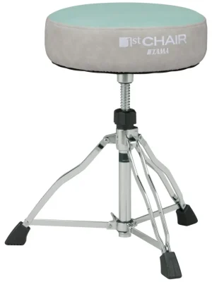 Pouze Dnes TAMA HT430CVLB 1st Chair Round Rider Drum Throne with Canvas Seat - Light Blue/Gray