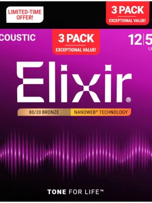ELIXIR 16565 Nanoweb Bronze Light (12-53), 3-pack Výprodej