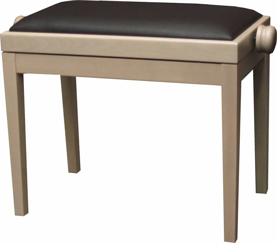 Levný Stolička klavírní Discacciati105R/YAMASH/30E bílý jasan/černý vinyl