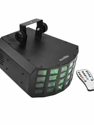 Eurolite LED Derby 5x10W RGBWA, DMX, IR, paprskový efekt Nejlepší Volba