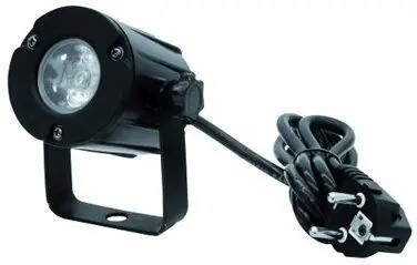 Přímo Od Výrobce Eurolite LED spot 3W, 3200K, 6°, černý
