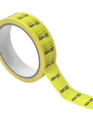Cenová Bomba Páska značkovací na kabely 20m, 33m x 2,5cm, žlutá