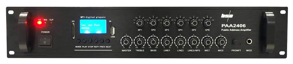 PAA2406 BS ACOUSTIC Rozhlasová ústředna Levný