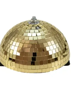 Sezónní Sleva EUROLITE Motorizovaná disko polokoule, průměr 20 cm, zlatá