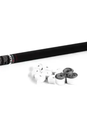 Tcm Fx Ruční dělo na konfety-serpentýny 80cm, stříbrno-bílé konfety Aktuální