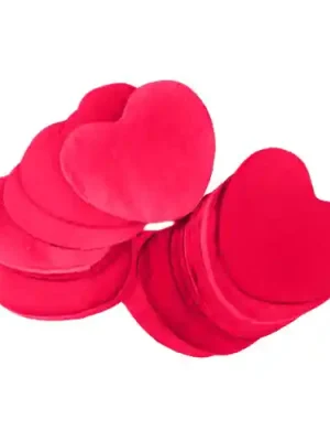 Výprodej Tcm Fx pomalu padající konfety, srdíčka 55x55mm, červené, 1kg