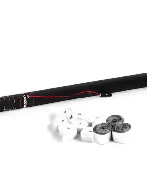 Tcm Fx elektronické dělo na konfety-serpentýny 80cm, stříbrno-bílé konfety Poslední Šance