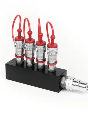 TCM FX CO2 distribuční blok (4x3/8 out to 1x3/8 in) Nejlepší Cena