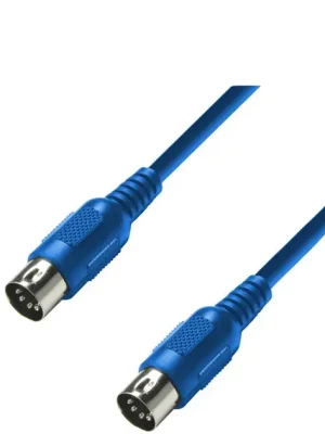 Adam Hall kabel MIDI DIN 5 0,75m Blue Top Prodej