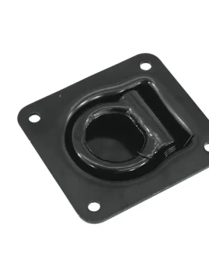 Značkový Závěsné ucho 102 x 95 x 22 mm, černé