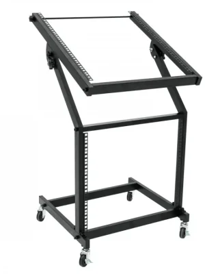 Cenová Bomba Rackový stojan 12HE/10HE, černý s kolečky