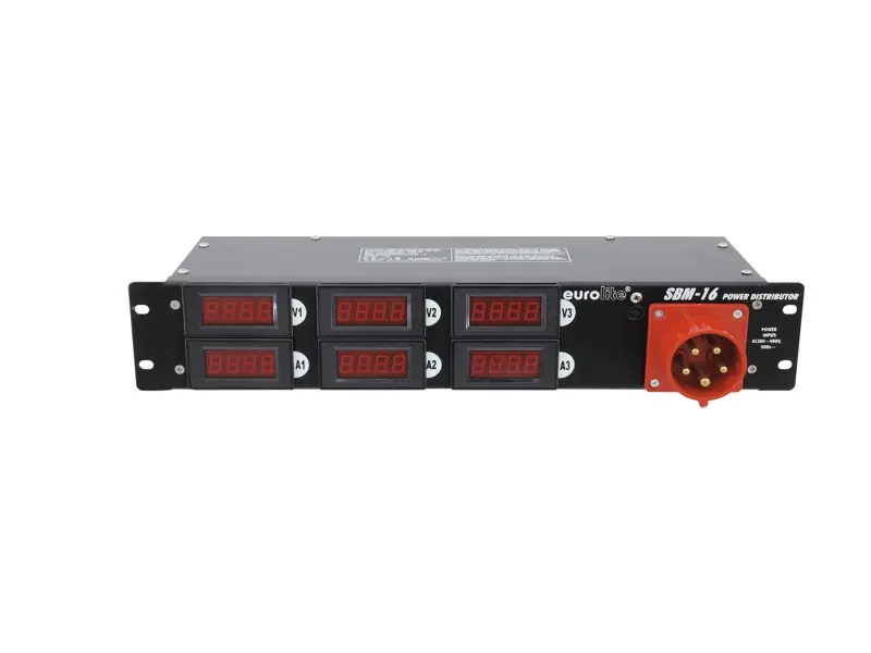 Vrácení Zdarma Eurolite SBM-16, 19" rozdělovač, 16 A