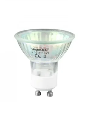 Omnilux lampa 230V/50W GU-10 25, žlutá Výprodej