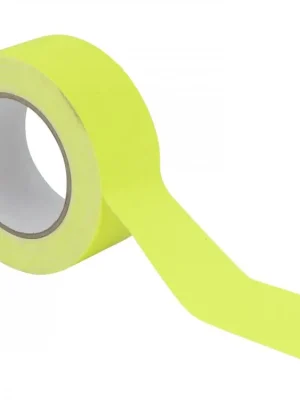 Gaffa páska 50mm x 25m neonově žlutá, UV aktivní Oblíbený