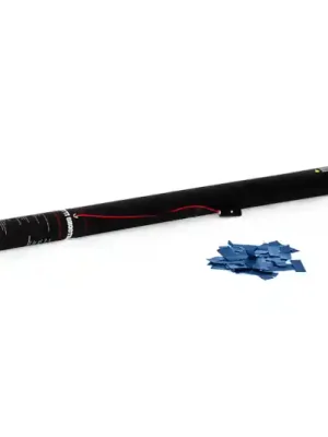 Autentický Tcm Fx elektronické dělo na konfety 80cm, tmavě modré konfety