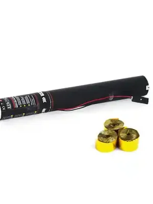 Značkový Tcm Fx elektronické dělo na konfety-serpentýny 40cm, zlaté konfety