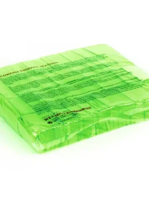 Doprava Zdarma Tcm Fx pomalu padající obdélníkové konfety 55x18mm, neonové-zelené, UV