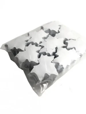 Tcm Fx pomalu padající konfety, javorové listy 100x100mm, bílé, 1kg Super Cena