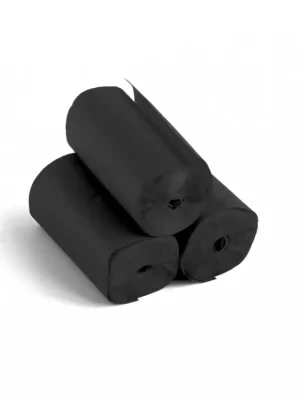 Cenová Bomba TCM FX pomalu padající konfety-serpentýny 10mx5cm, černé, 10x