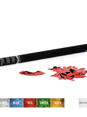 Tcm Fx Ruční dělo na konfety 80cm, metalické červené konfety Výhodná Nabídka