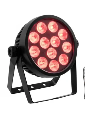 Novinka Eurolite LED 4C-12 Silent Slim reflektor, 12x 8W QCL LED, DMX