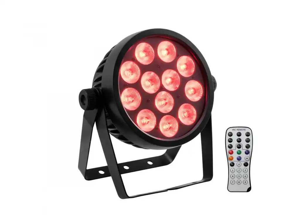 Novinka Eurolite LED 4C-12 Silent Slim reflektor, 12x 8W QCL LED, DMX