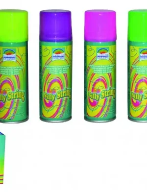 Bezpečná Platba Párty špagety ve spreji, 6 barev, balení 24ks
