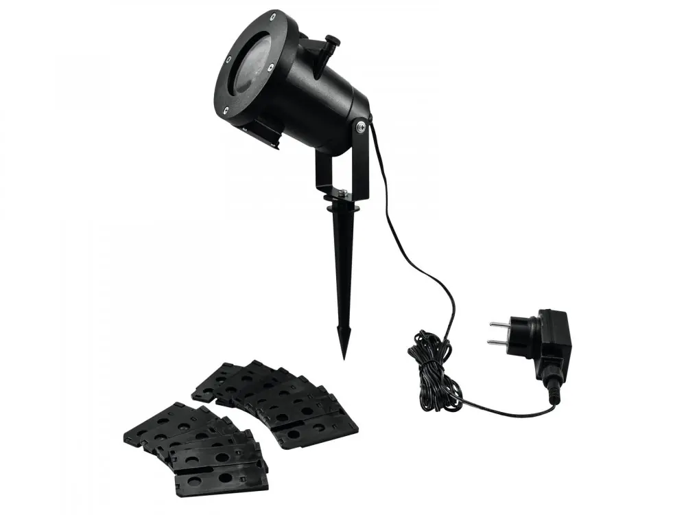 Eurolite LED IP LP-4 venkovní párty logo projektor, IP44 - rozbaleno (51799309) Akce