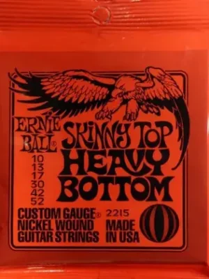 Horká Nabídka Struny pro elektrickou kytaru Ernie Ball EB 2215 - 10/52