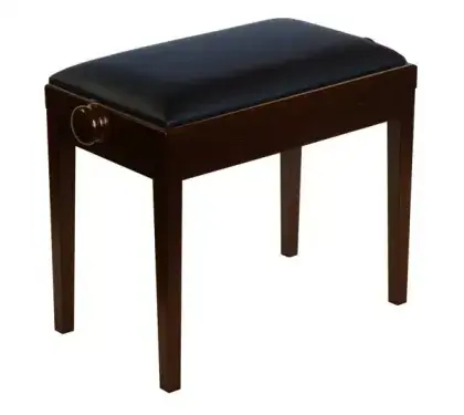 Stolička klavírní Discacciati 105R/34/30E palisandr mat/černý vinyl Vrácení Zdarma