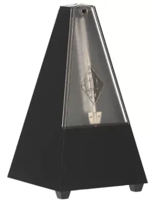 Metronom mechanický Wittner Pyramida se zvonkem 816K černý Vrácení Zdarma