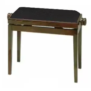 Stolička klavírní Discacciati 105R/23/89M tmavý dub/černý semiš Koupit Online