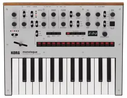 Časově Omezené Syntezátor Korg Monologue Silver