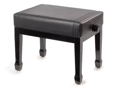 Tovární Cena Stolička klavírní Discacciati D40S 12S černý lesk/černý vinyl