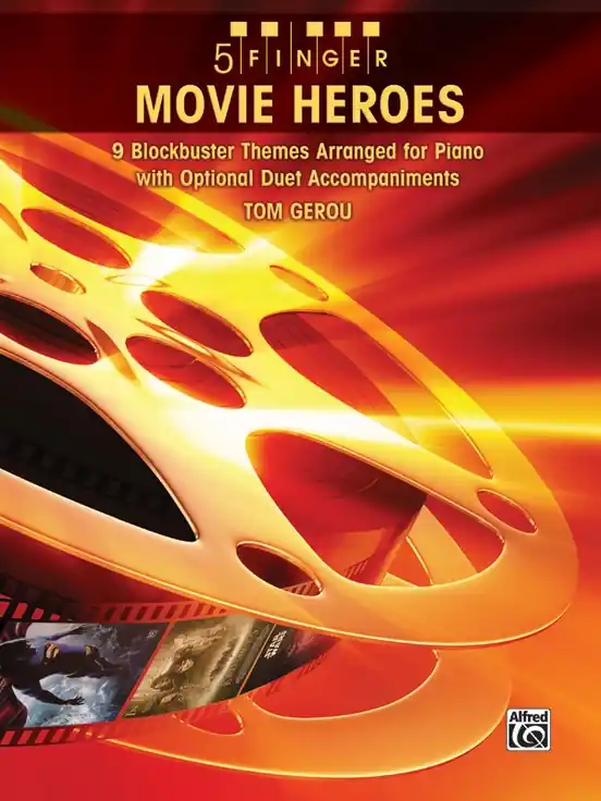 5 Finger - MOVIE HEROES / devět melodií filmových hrdinů pro 5 prstů na klavír Finální Výprodej