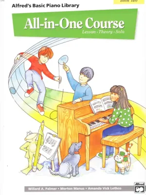 Alfred's Basic PIANO All-in-One Course 2 - klavírní lekce * hudební teorie * přednesové skladbičky Nakupujte Hned